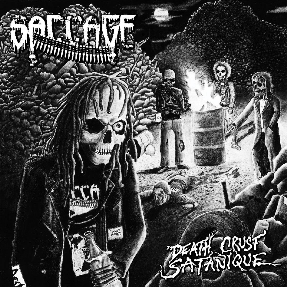 Album associé à la The Master par Steam Brew. Saccage - Death Crust Satanique